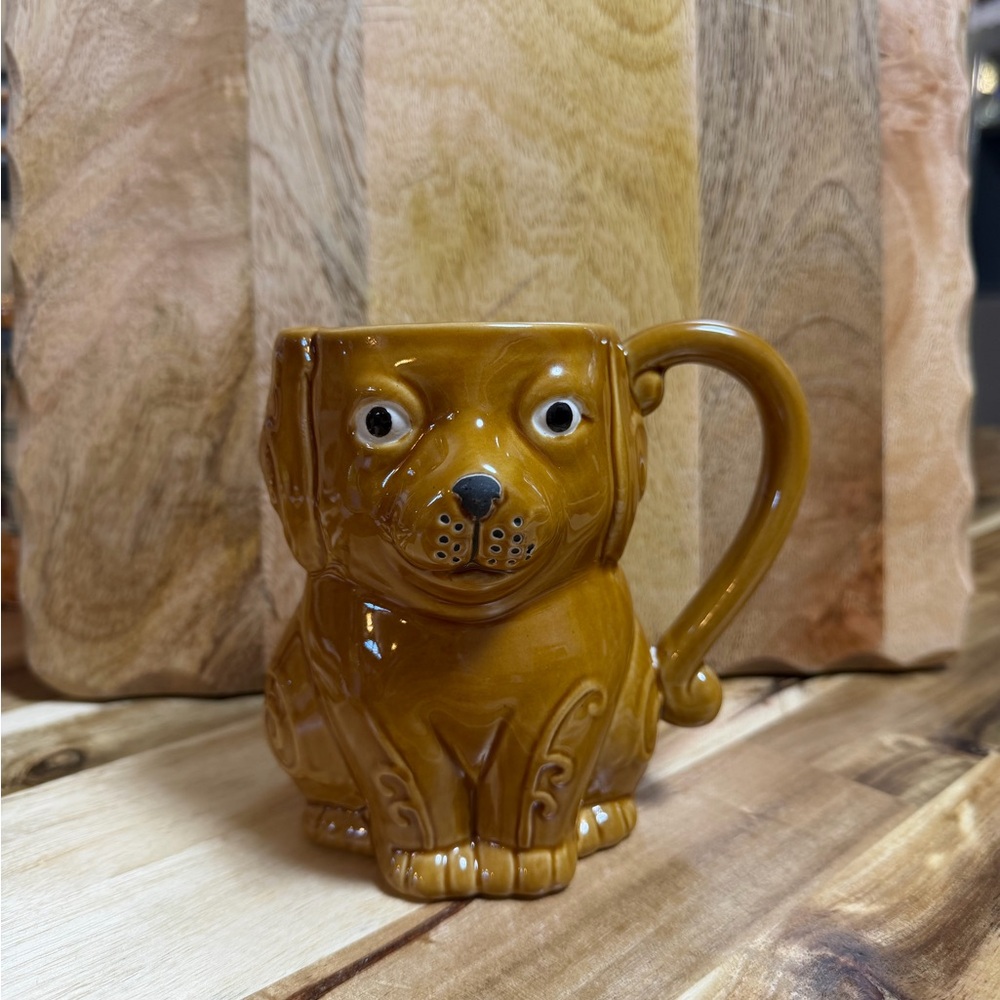 Boston Warehouse Trading 2019 Dog Stoneware Figural Mug 16 oz